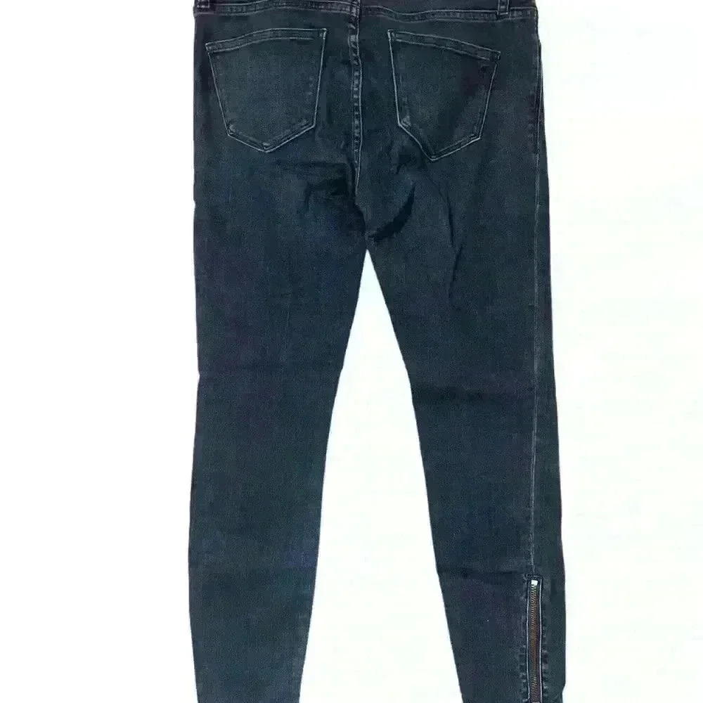 Madewell Skinny Ankle Zip Darkwash Jean Size 27 - Picture 7 of 7